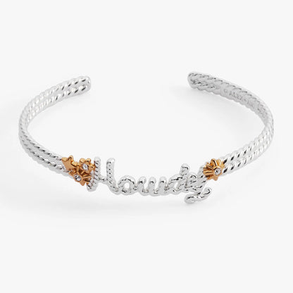 Howdy Cuff Bracelet with Stars and Crystals