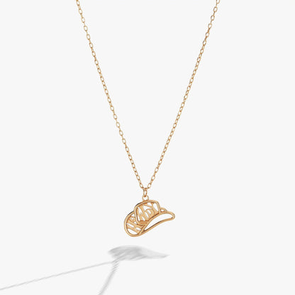 Howdy Necklace by ALEX AND ANI, gold-tone chain with crown pendant on Tampa Home & Garden Store