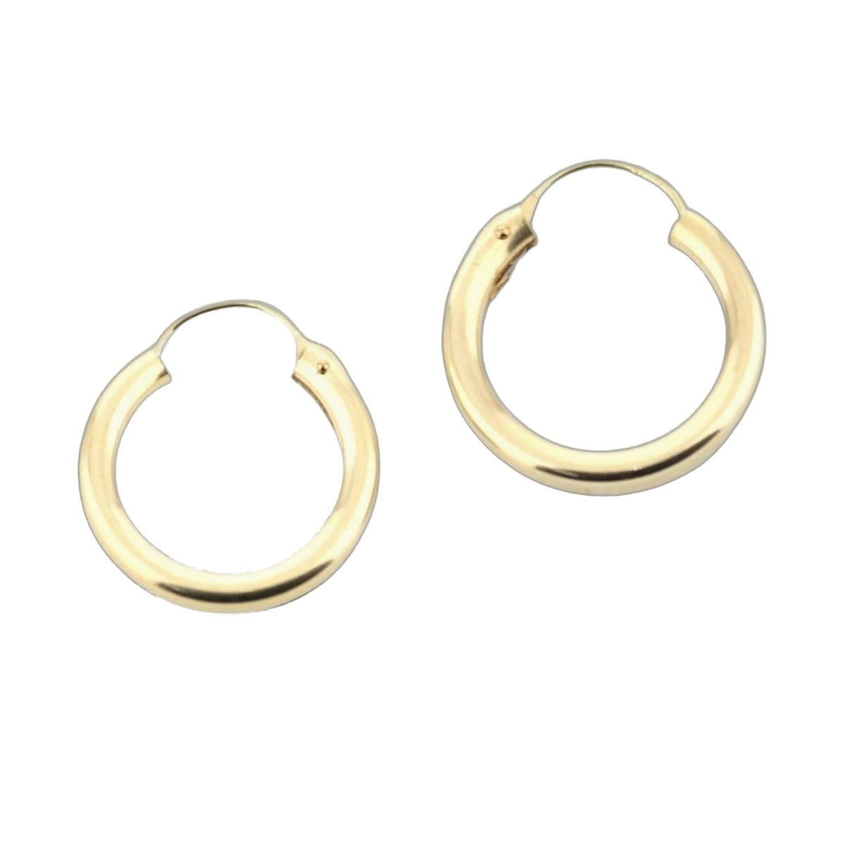 14k yellow gold filled hoop earrings 16 mm, Lauren G Adams 3-pack on Tampa Home & Garden Store