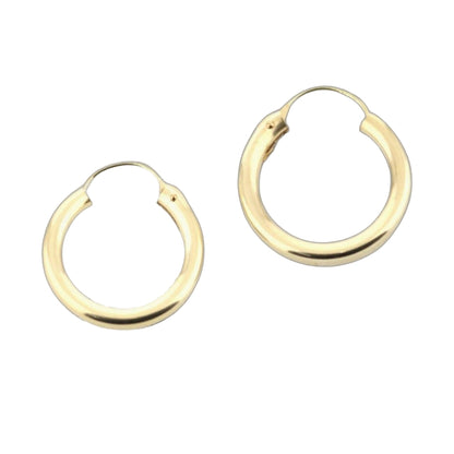 14k yellow gold filled hoop earrings 16 mm, Lauren G Adams 3-pack on Tampa Home & Garden Store