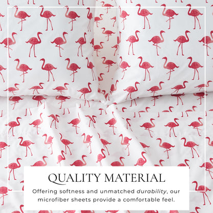 Lightweight Coastal Printed Sheet Set and Covers