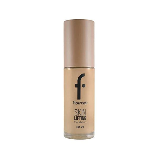 Foundation bottle Flormar Skin Lifting, beige cream shade with rose-gold cap, SPF 30 on Tampa Home & Garden Store