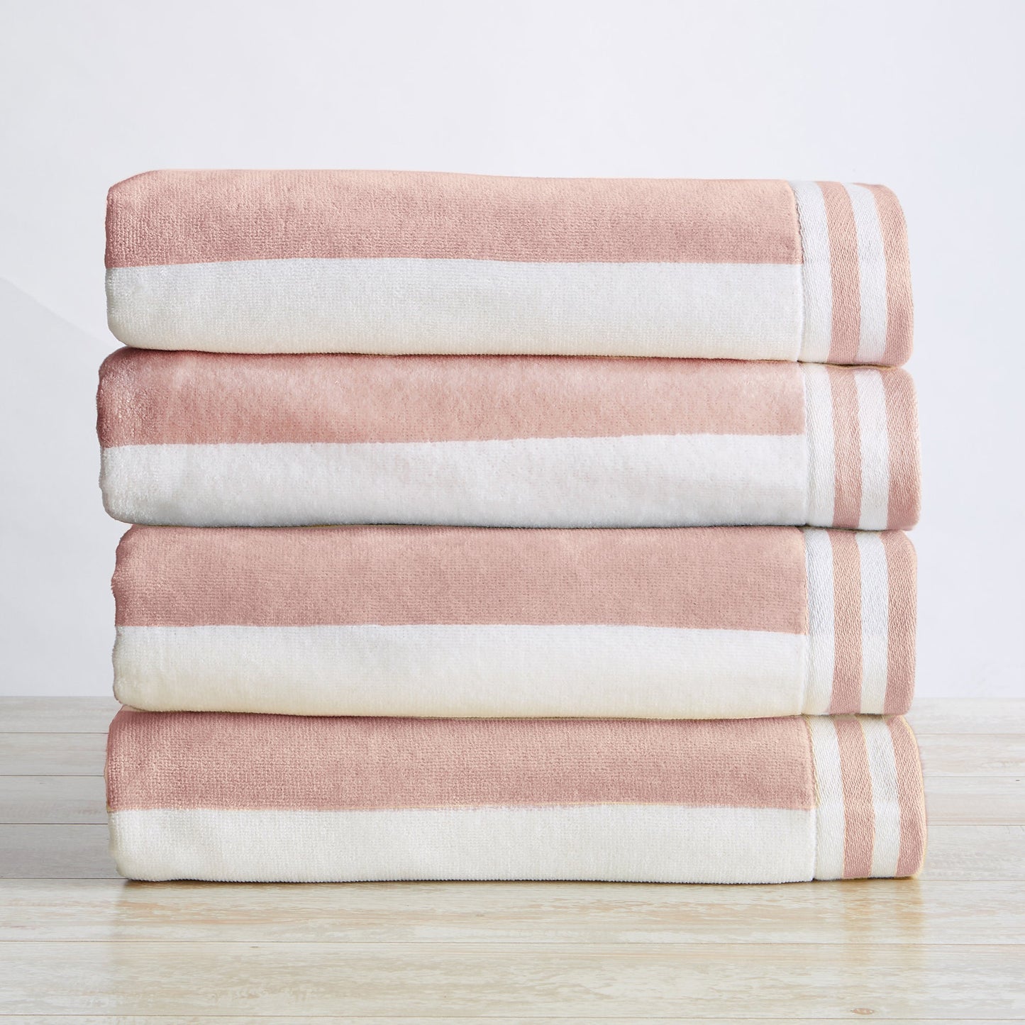 Striped Cabana Beach Towel and Soft Pastel Colors