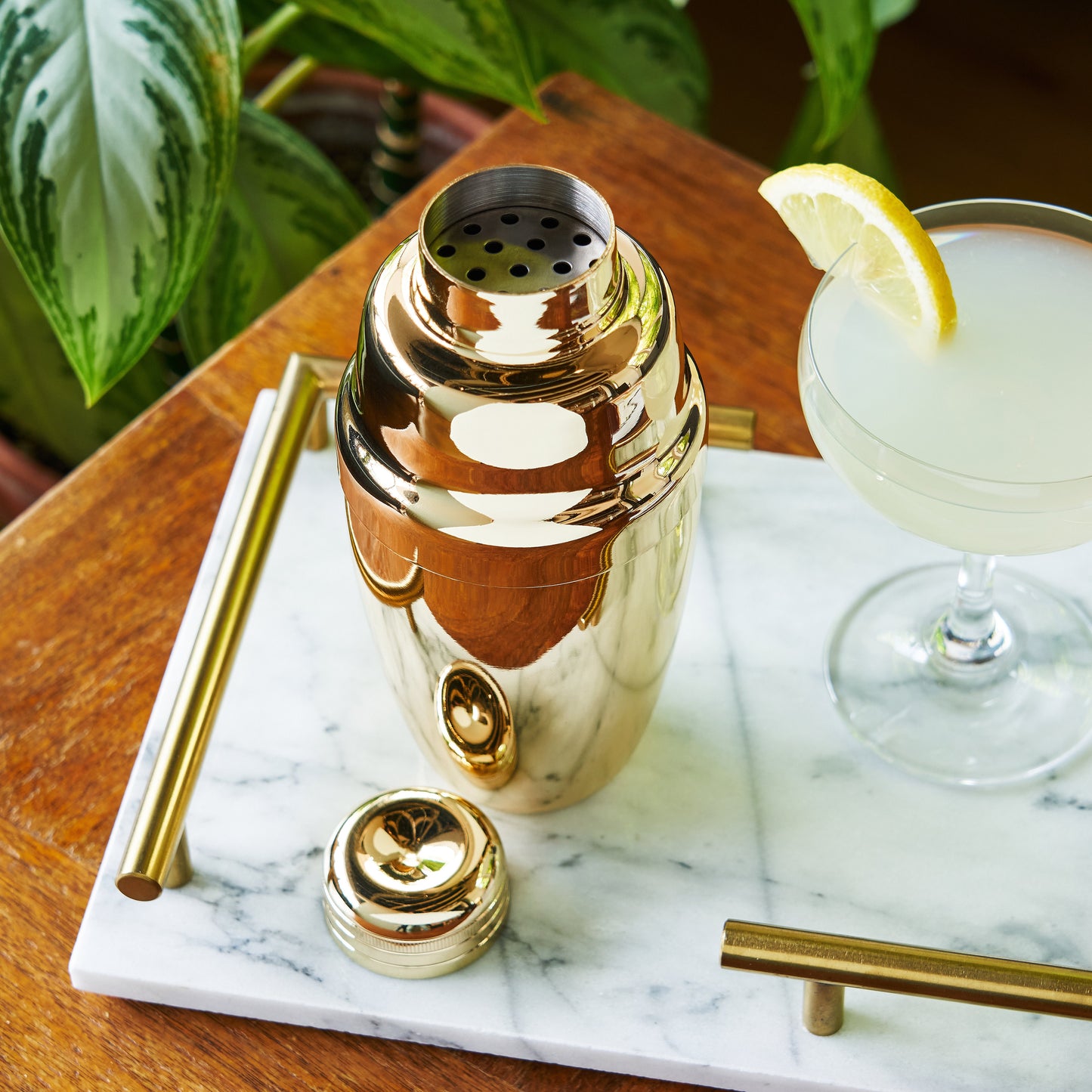 Belmont Heavyweight Gold Plated Shaker Set