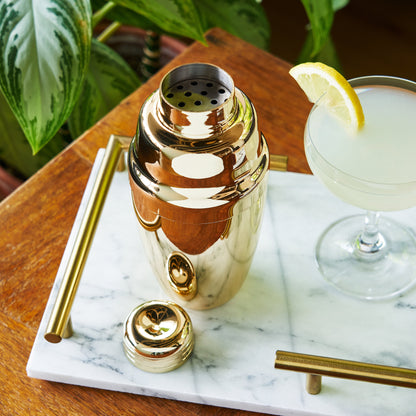 Belmont Heavyweight Gold Plated Shaker Set