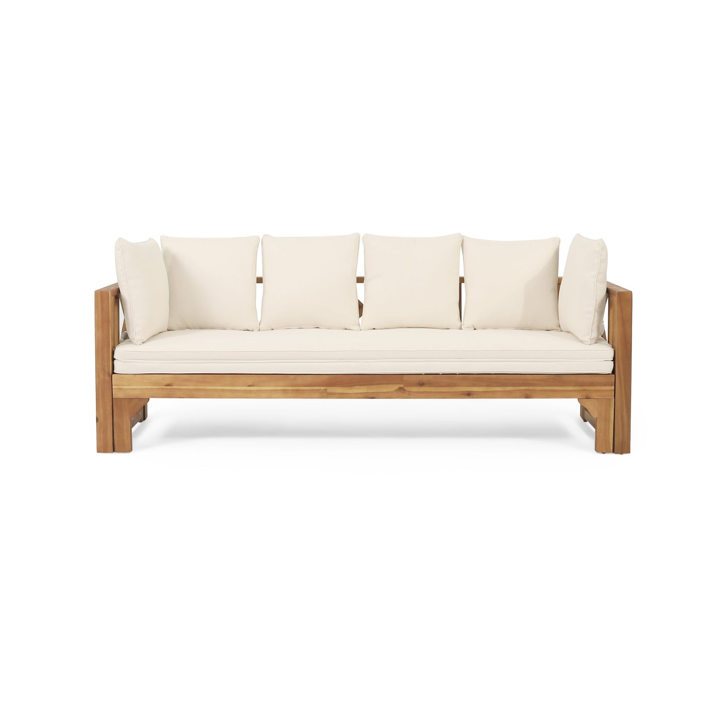 Outdoor Extendable Acacia Wood Sofa and Daybed