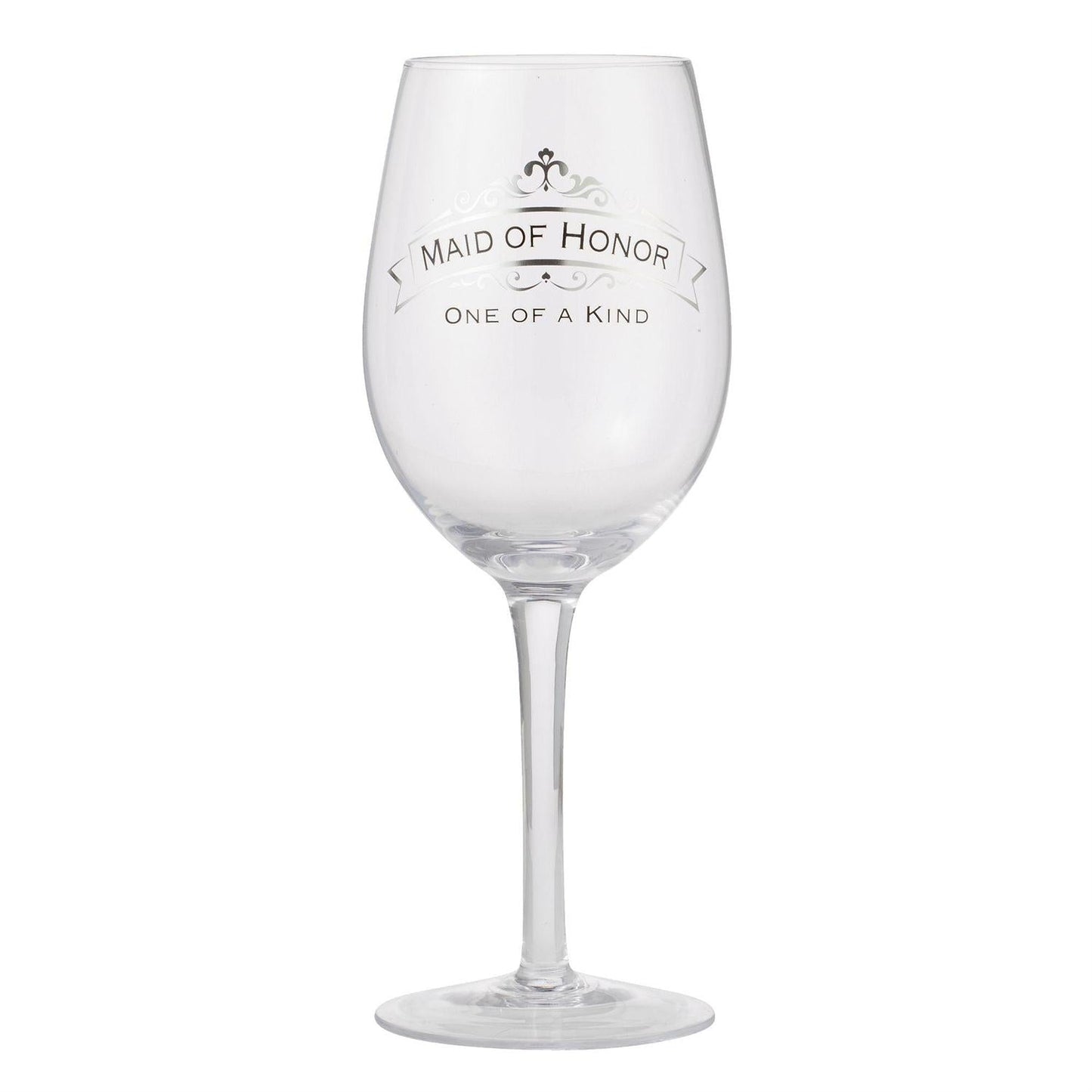 Verre à vin de la demoiselle d'honneur