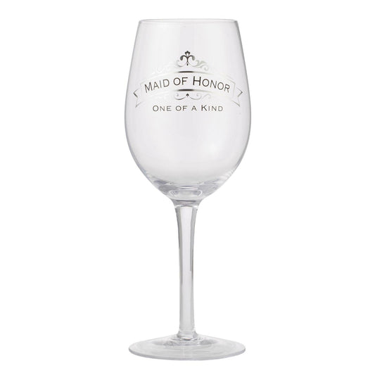 Verre à vin de la demoiselle d'honneur