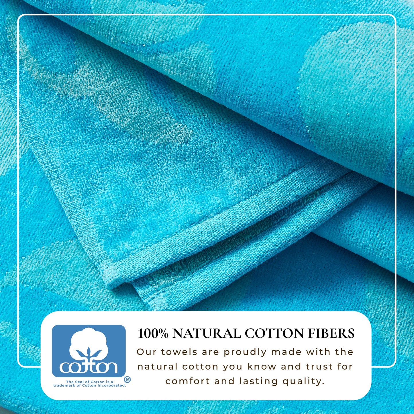 Velour Cotton Beach Towels and Maui Two Pack
