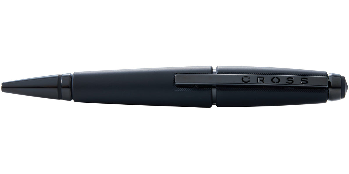 Edge™ Matte Black Lacquer Gel Rollerball Pen by A.T. Cross with metal clip on Tampa Home & Garden Store