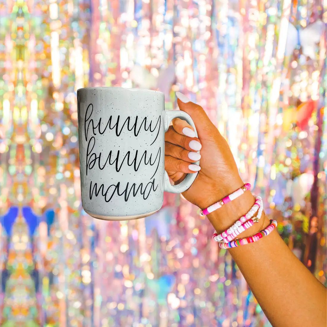 Hunny Bunny Mug for Moms 16.23oz Speckled Finish