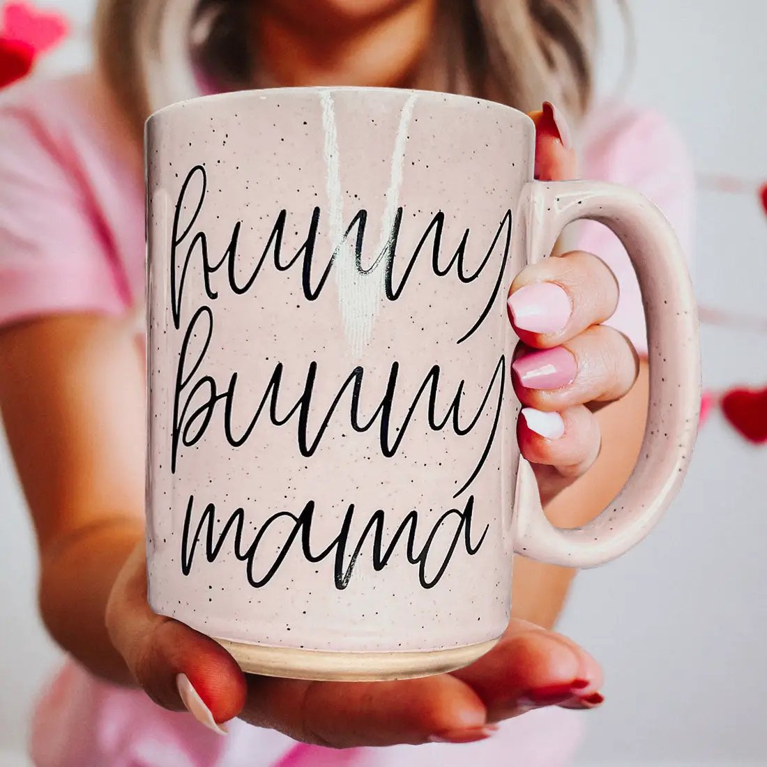 Hunny Bunny Mug for Moms 16.23oz Speckled Finish