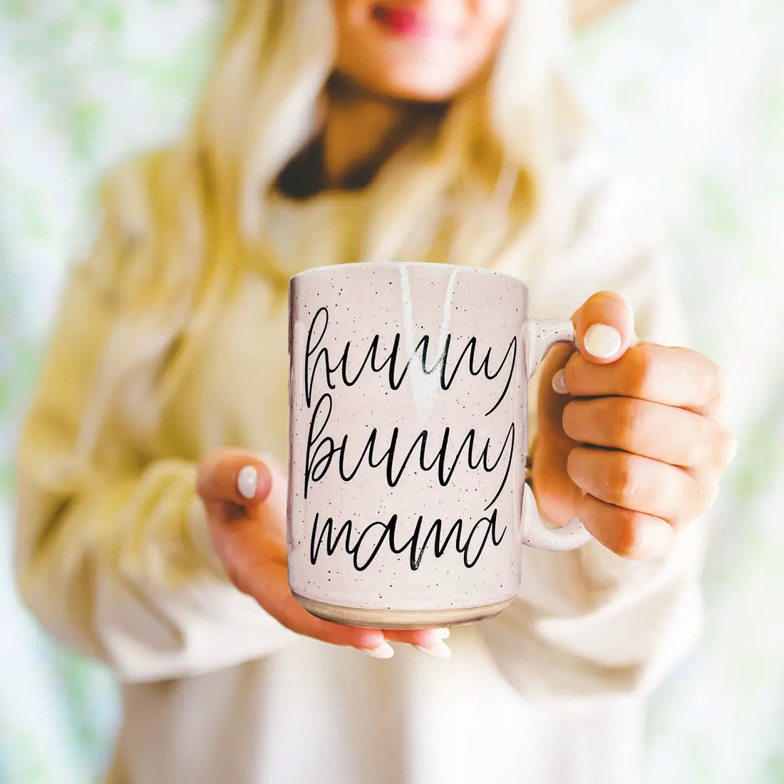 Hunny Bunny Mug for Moms 16.23oz Speckled Finish