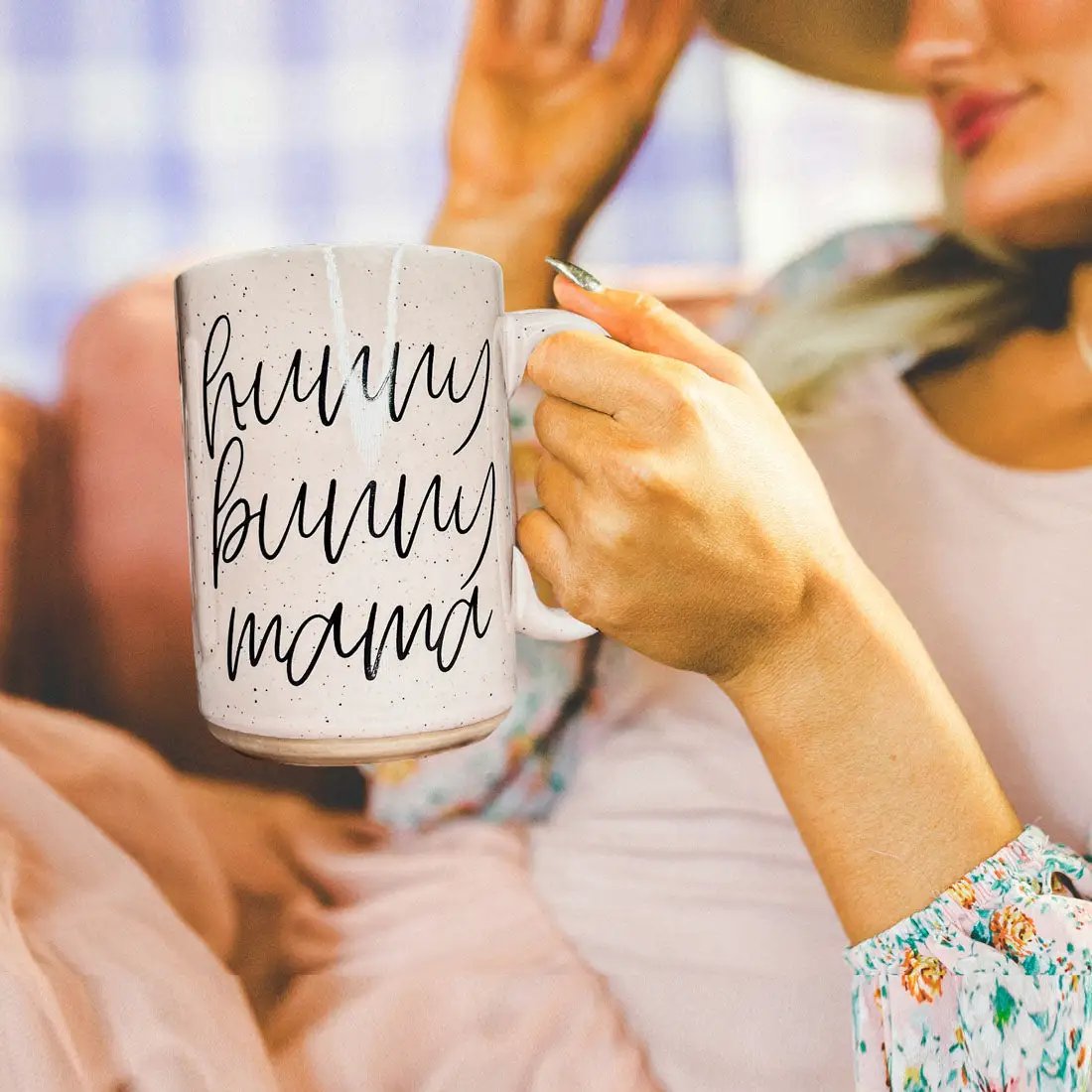 Hunny Bunny Mug for Moms 16.23oz Speckled Finish