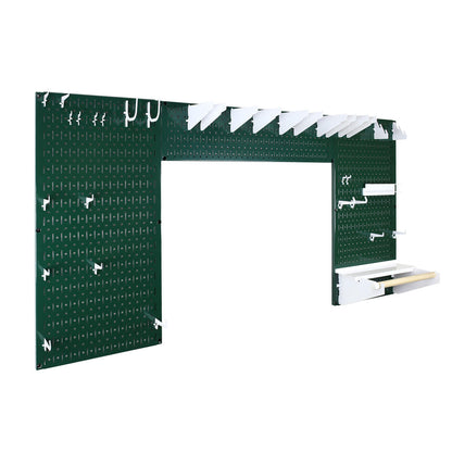 Metal Pegboard and Tool Storage Organizer Set
