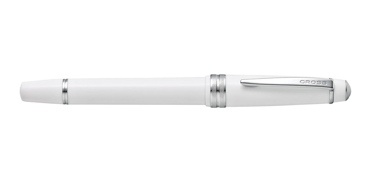 Cross Bailey Light polished white resin fountain pen with fine nib on Tampa Home & Garden Store