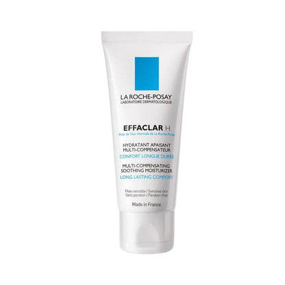La Roche-Posay Effaclar H IsoBiome moisturizer for acne-prone skin in white tub with logo on Tampa Home & Garden Store
