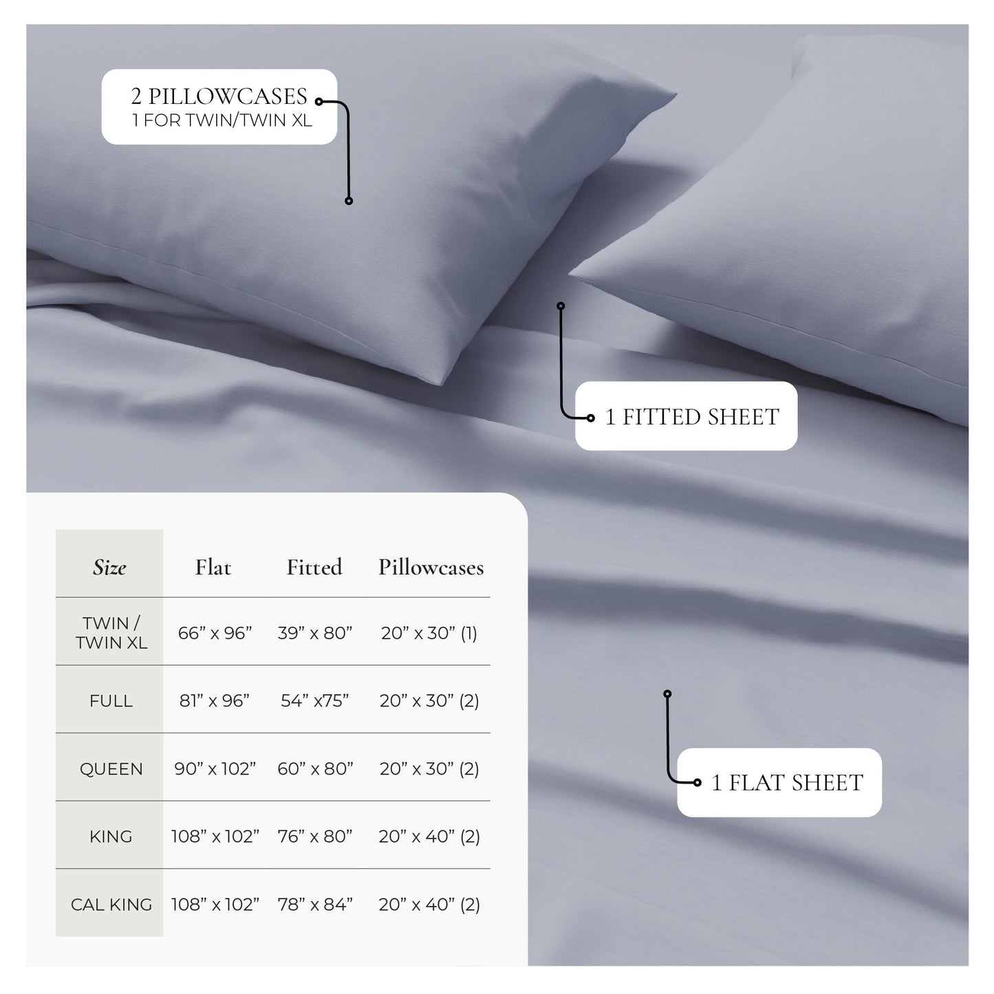 Breathable Viscose from Bamboo and Cotton Sheets