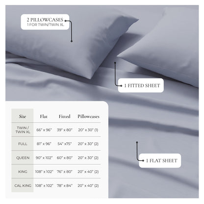 Breathable Viscose from Bamboo and Cotton Sheets