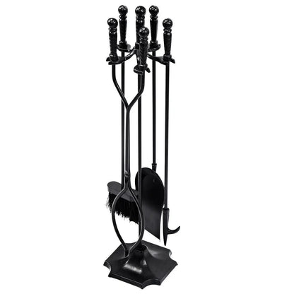 31 Inch Five Piece Hearth Tool Set for Fireplace