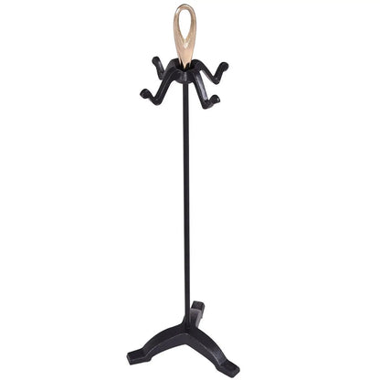 Rustic Wrought Iron Fireplace Tools Set 5 Pieces