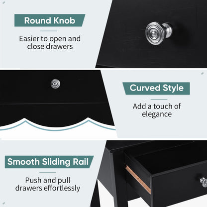 Hall table Side Table w/ 3 Drawers