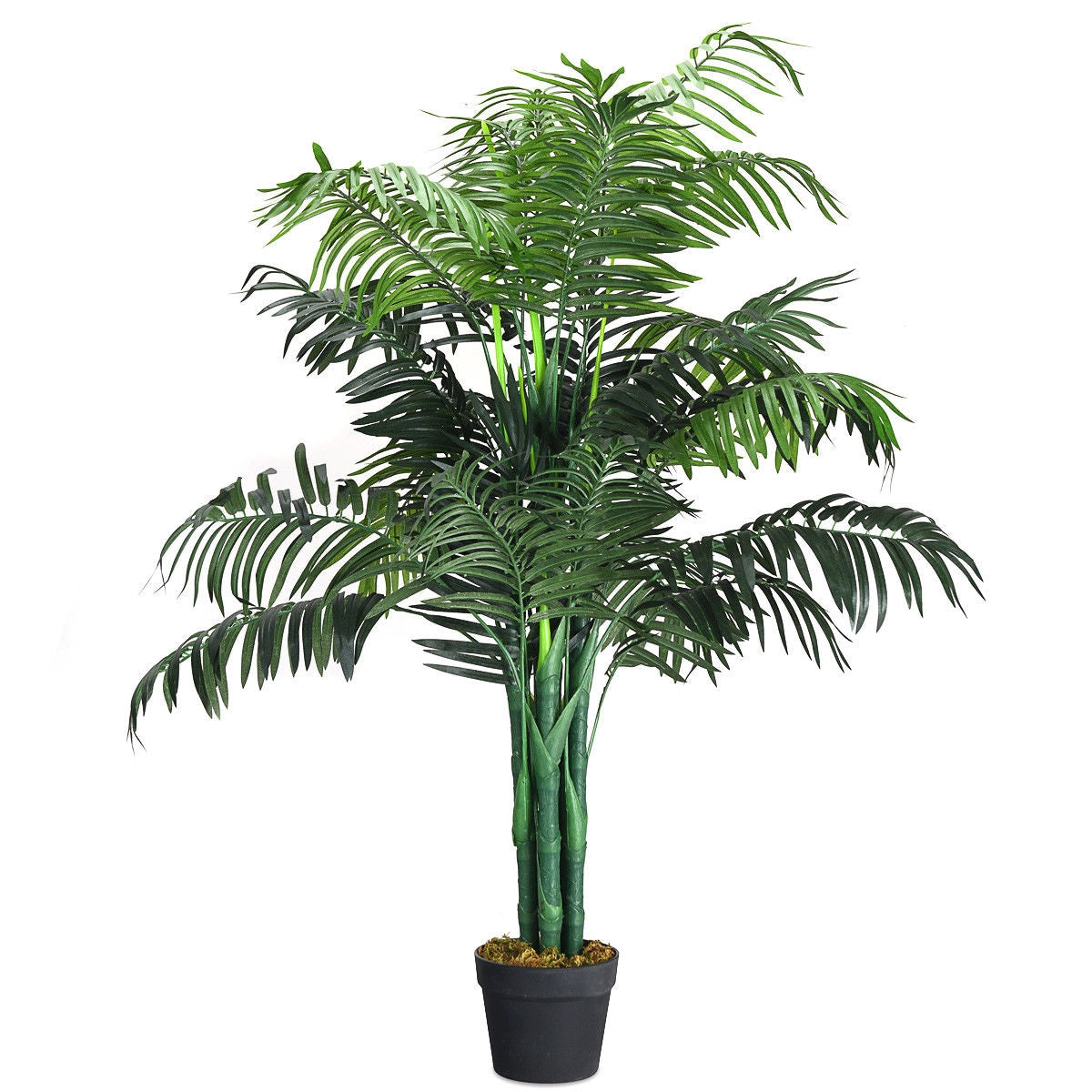 Palmera Areca Artificial de Seda de 3.5 Pies con Cesta