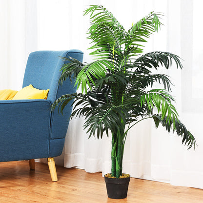 Palmera Areca Artificial de Seda de 3.5 Pies con Cesta