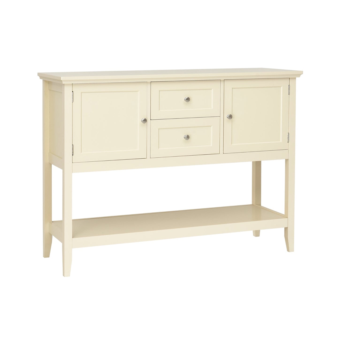 Aparador de madera Consola con cajones y almacenamiento - Gris