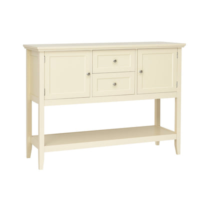 Aparador de madera Consola con cajones y almacenamiento - Gris
