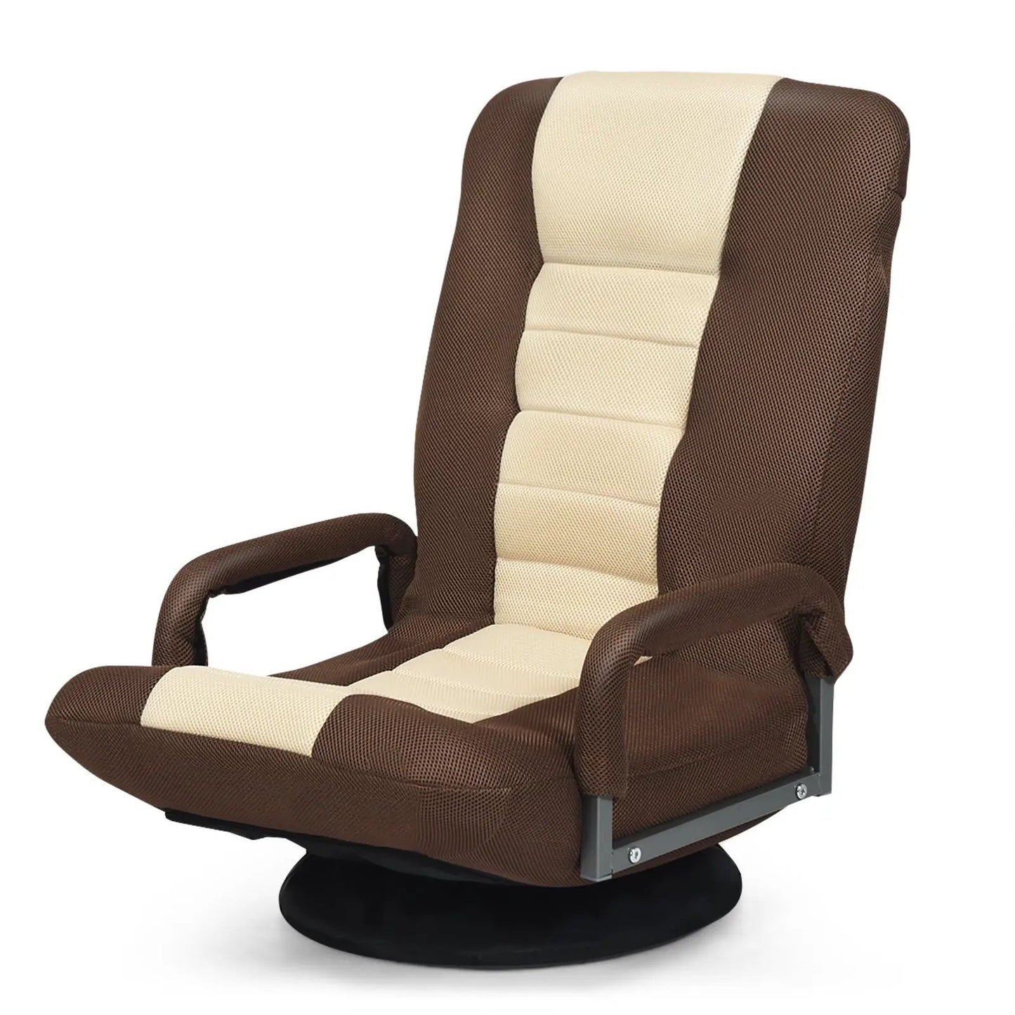 360-Degree Swivel Gaming Floor Chair Backrest