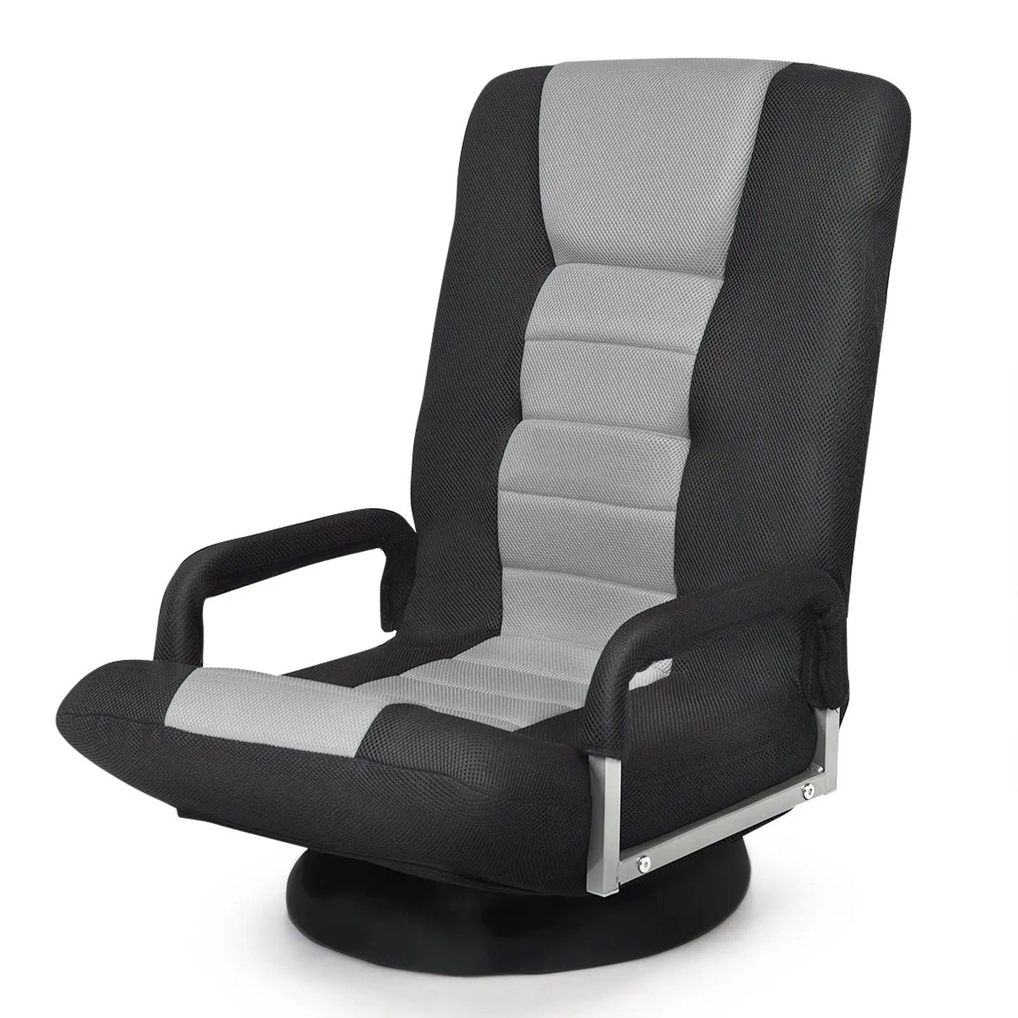 360-Degree Swivel Gaming Floor Chair Backrest