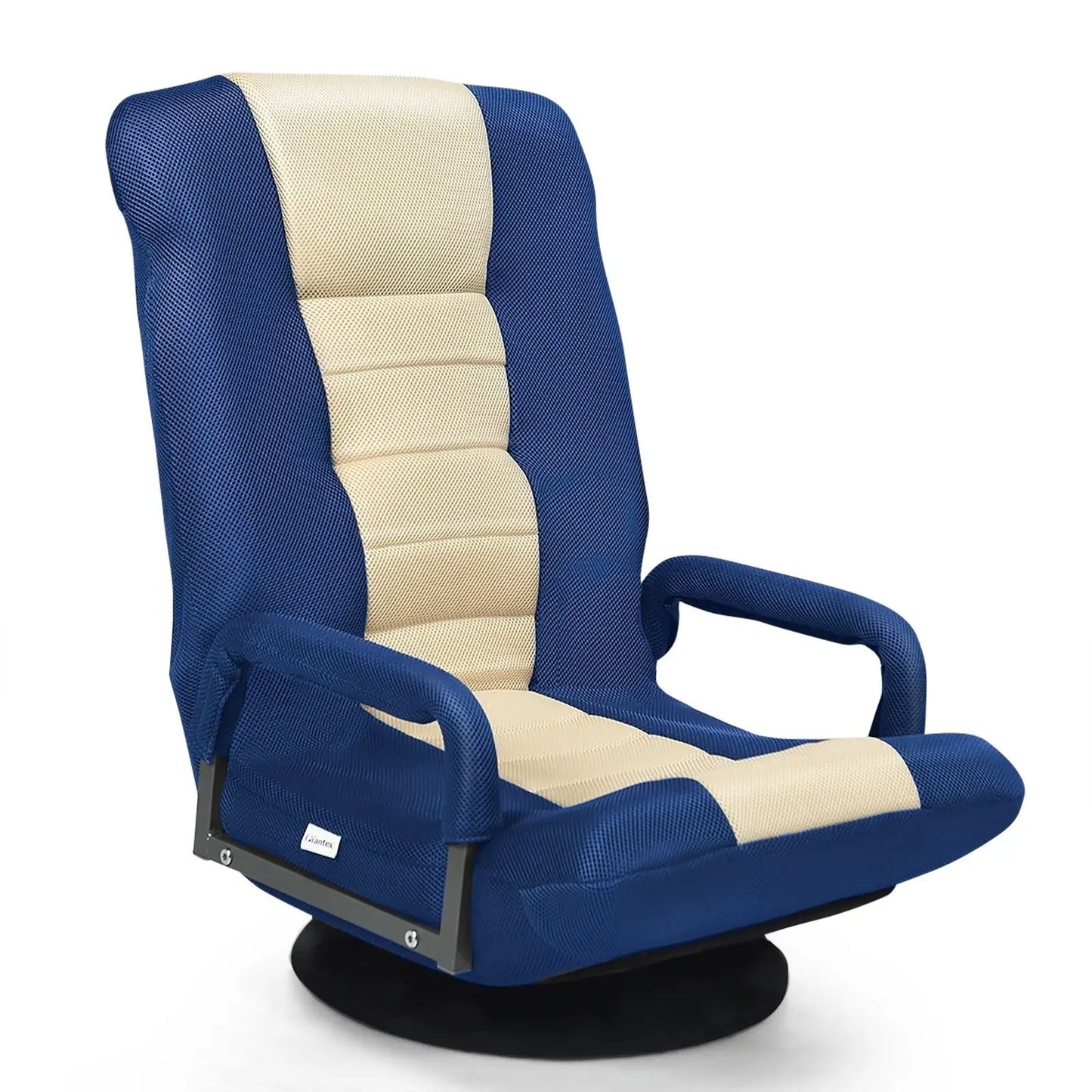 360-Degree Swivel Gaming Floor Chair Backrest
