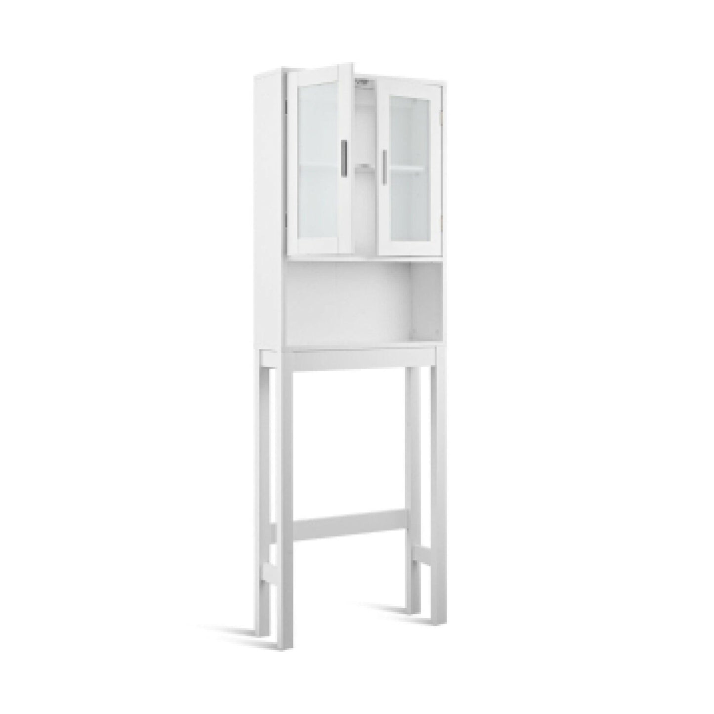 Armario de almacenamiento para baño sobre el inodoro con estante ajustable