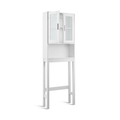Armario de almacenamiento para baño sobre el inodoro con estante ajustable