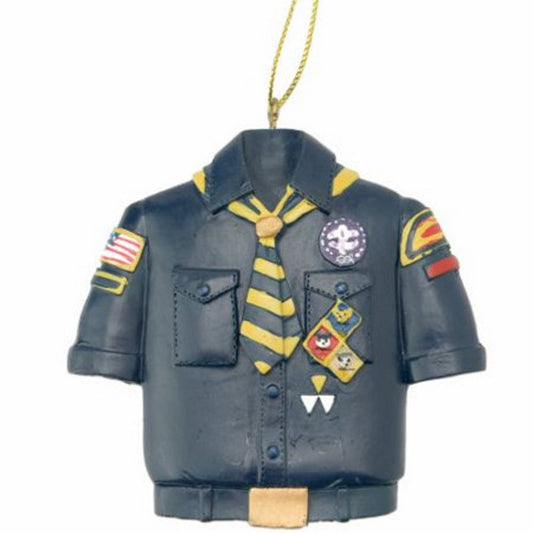 Resin Cub Scout Blue Shirt Ornament - 3.25" - Tampa Home & Garden Store