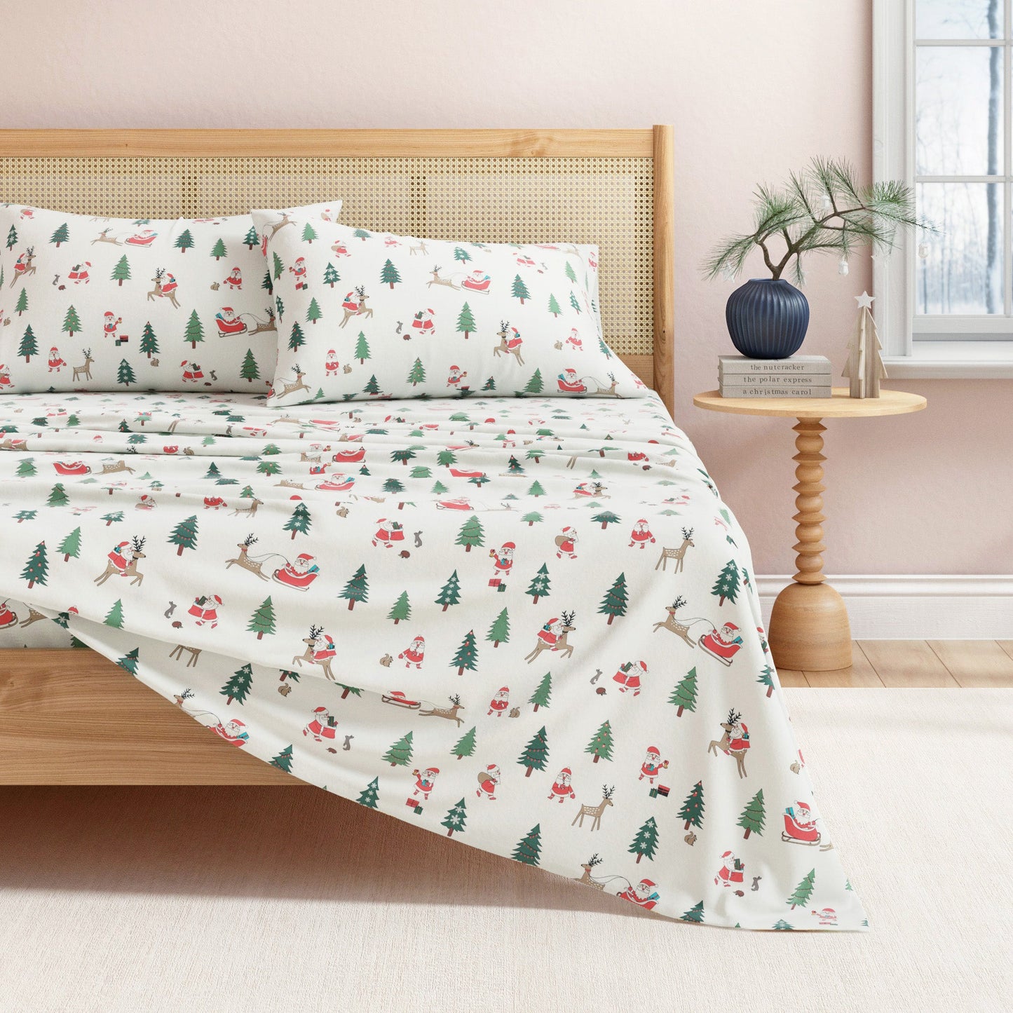 Soft and Plush Turkish Cotton Christmas Sheets