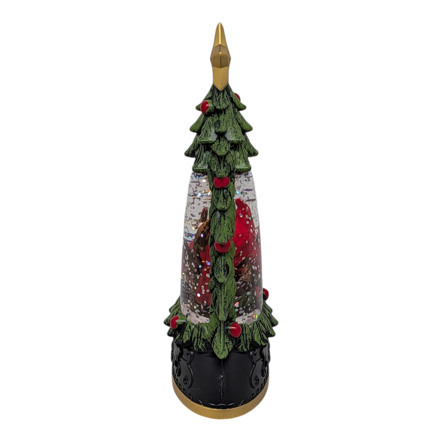 Árbol iluminado Shimmer - 6 pulgadas - Cardenal