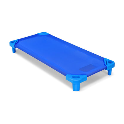 Kids stackable naptime cot blue GemGear 4-pack on Tampa Home & Garden Store