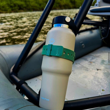 Gear Straps 12-Inch by Hoss Straps camping tool strap secures Hydro Flask bottle green strap on Tampa Home & Garden Store