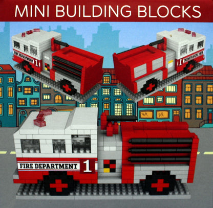 Mini bloques de construcción - Camión de bomberos