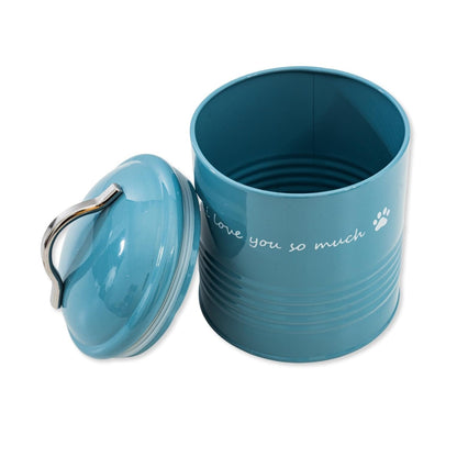 Set de regalo de premios para perros "Te quiero mucho" - Rosa y azul