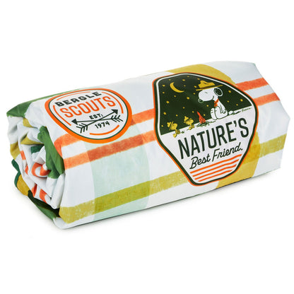 Couverture de pique-nique Peanuts Beagle Scouts avec sac