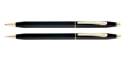 Cross Classic Century Black Pen and Pencil Set with gold-tone trims by A.T. Cross on Tampa Home & Garden Store