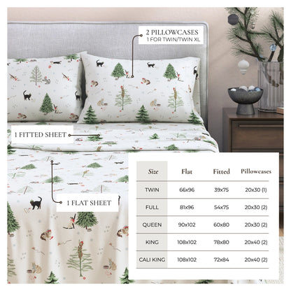 Turkish Cotton Flannel Sheets and the Boulder Set