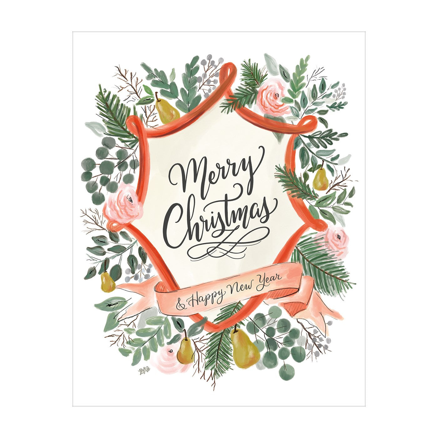 Tiempo de Navidad - Tarjetas navideñas en caja
