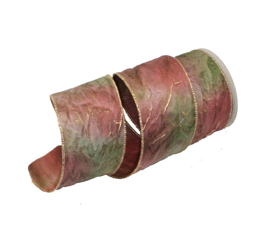 Tie Dye Mauve - 3" Ribbon - By the Yard - Tampa Home & Garden Store