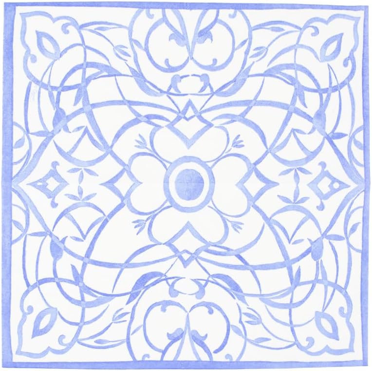 Servilleta de cóctel de cerámica azul del Algarve