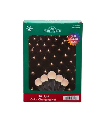 Guirlande lumineuse LED G15 à 120 LED dépolies et à changement de couleur
