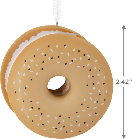 Everything Bagel With Cream Cheese Hallmark Ornament - Tampa Home & Garden Store